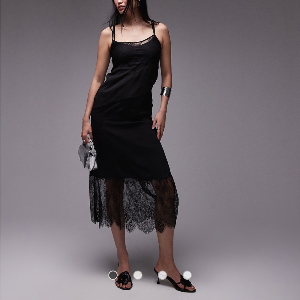 Asos Black Lacey Dress
US Women’s Size 6
Never Worn